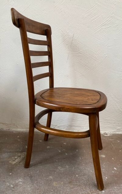 Ladder Back Dining Chair – Golden Brown