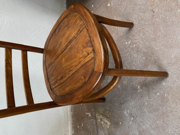 Ladder Back Dining Chair – Golden Brown