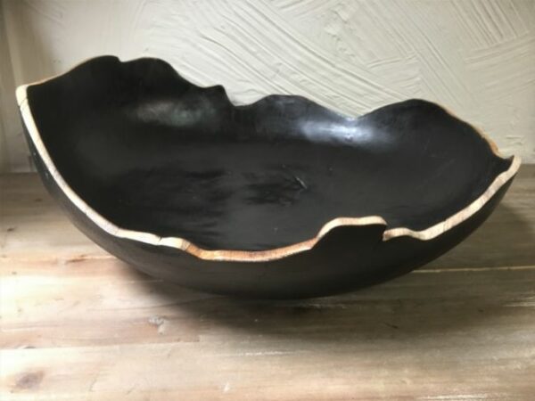 Random Shape Bowl Black 40cm