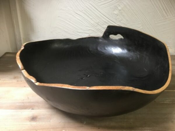 Random Shape Bowl Black 40cm