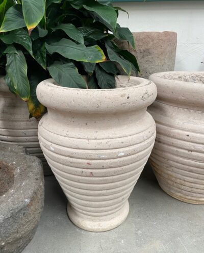 Hand carved  stone Pot