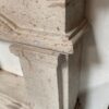 Solid Canterra Stone Hand carved Fireplace Surround
