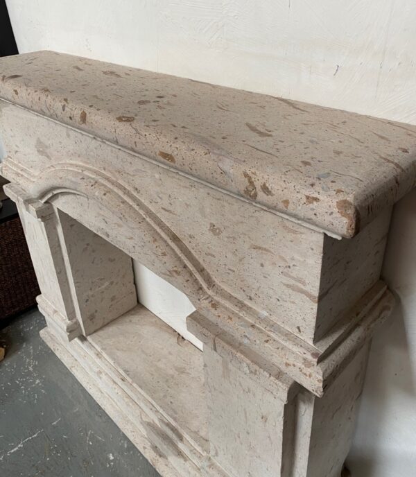 Solid Canterra Stone Hand carved Fireplace Surround