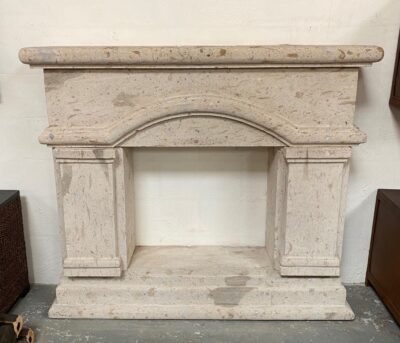 Solid Canterra Stone Hand carved Fireplace Surround