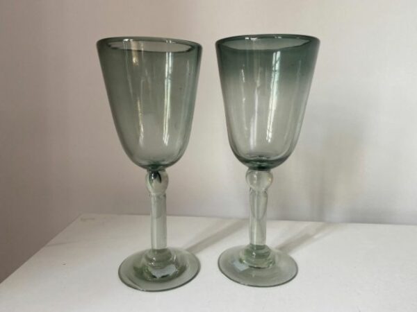 Vino Blanco wine glass 23cm Grey fade