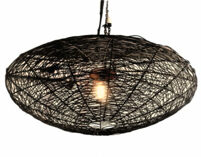 Cocoon Shade- Wire  Oxide or Black Finish 110cm di