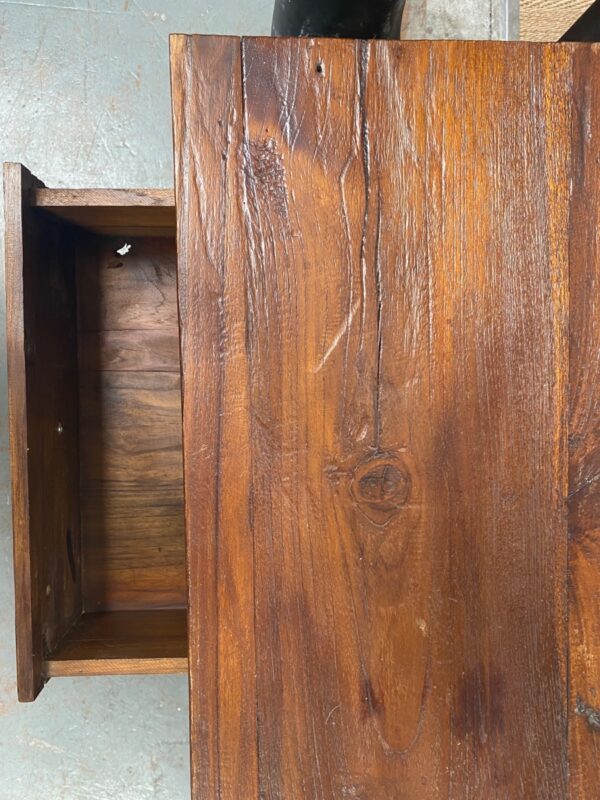 Marcela Console Rustic Finish 3 drawer