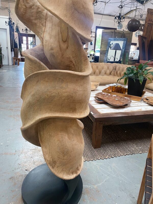 Sculpture Infinitey” Ficus Wood – Natural Finish