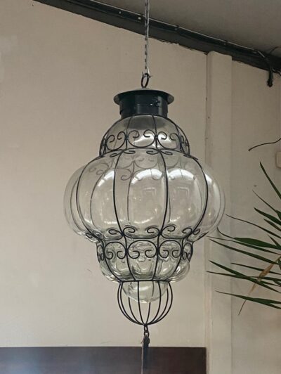 Reyna lantern XL 76cm Clear Glass