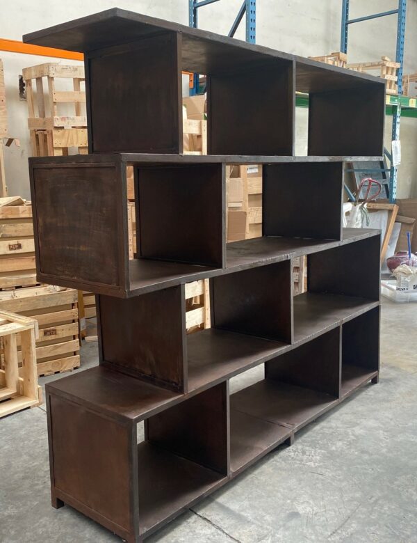 Shelving Unit or Room Divider Rustic Iron LA Imports