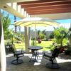 Luxury Santorini Bistro Table  with Swivel Chair Set by Landgrave