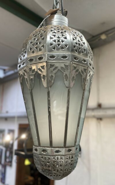 Lantern Trompo | Rusty Silver