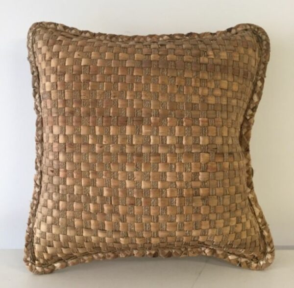 Cushion Woven Banana leaf 48cm sq