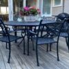 Luxury Santorini 6 Seater Dining Table Set –  by Landgrave