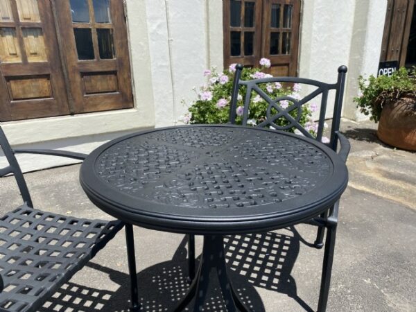 Luxury Santorini Bistro Table and Dining Chair Set  | by Landgrave