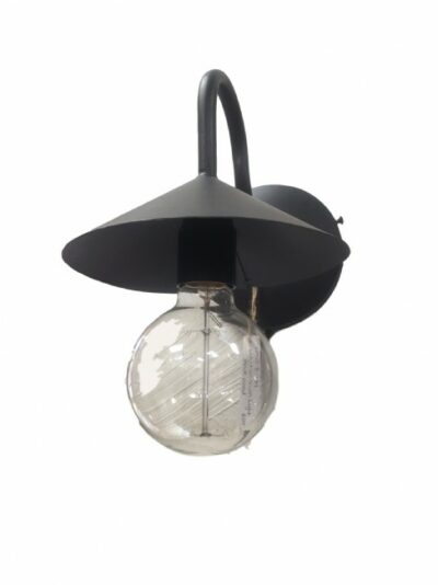 Industrial Light Black Iron unwired
