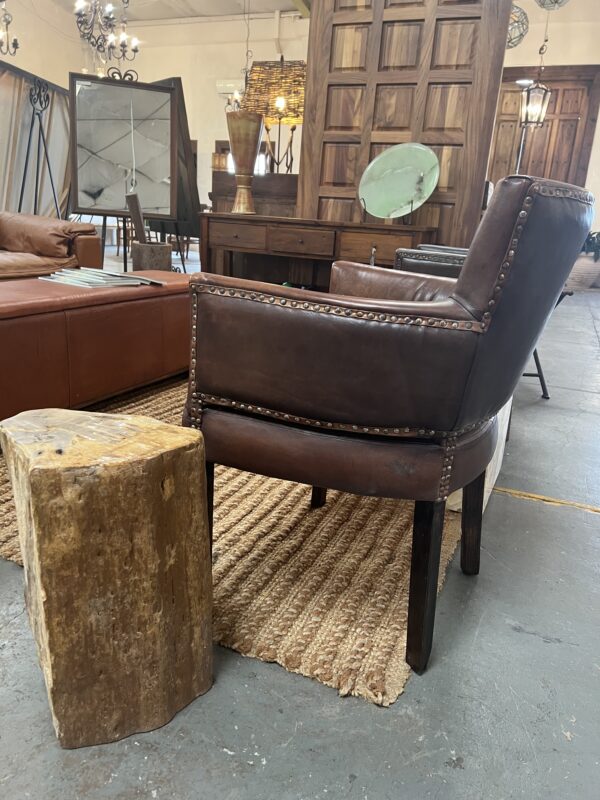 Bilbao Chair Leather with Cowhide patchwork seat