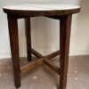 The Bach Side Table – Whitewash Large 53 x 60cmh