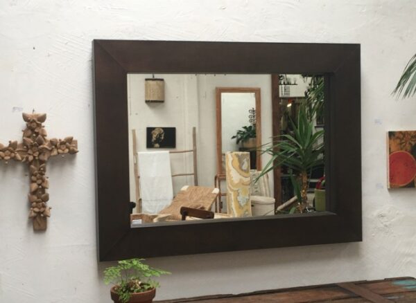 Luis Metal Framed Mirror 1.2*.9*.08 Copper finish