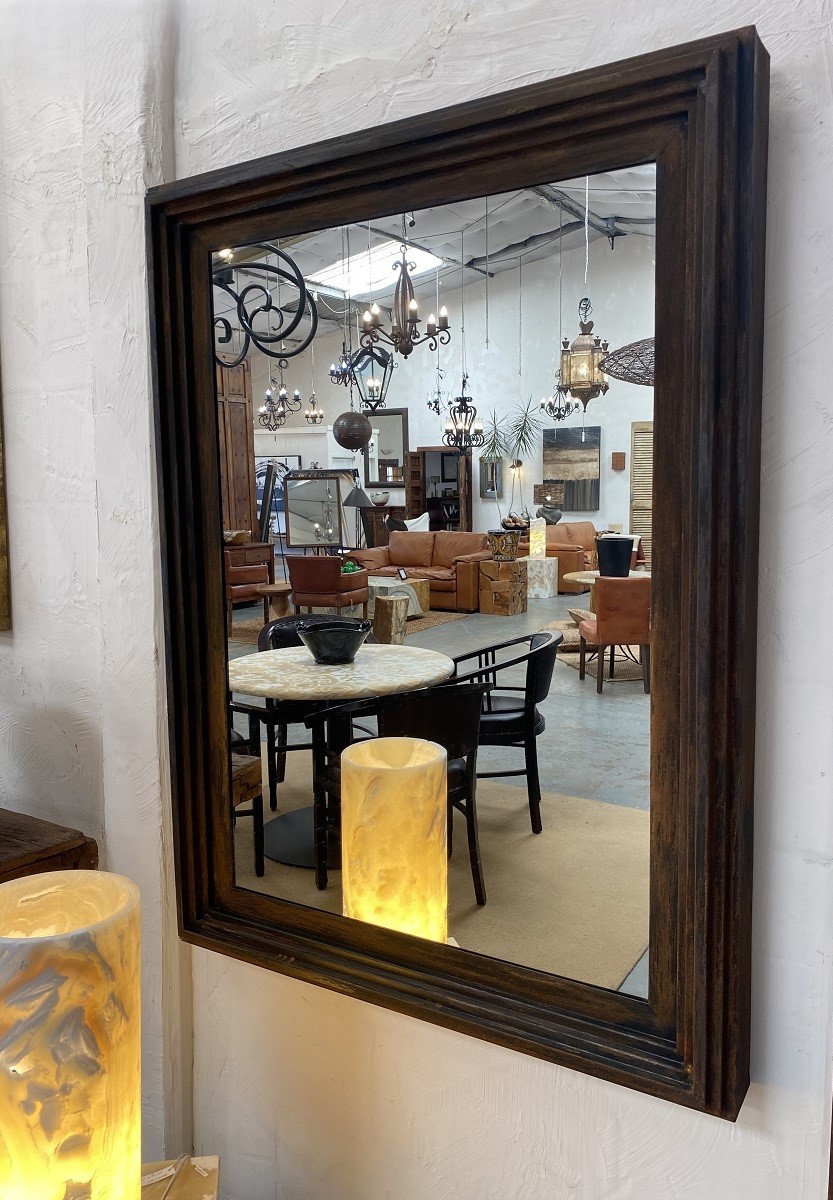 Logan Metal Framed Mirror "Rusted"