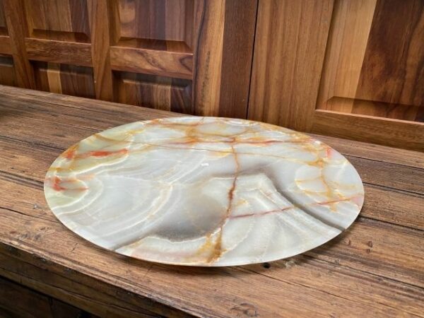 Plato 50cm Onyx Colores de la Tierra
