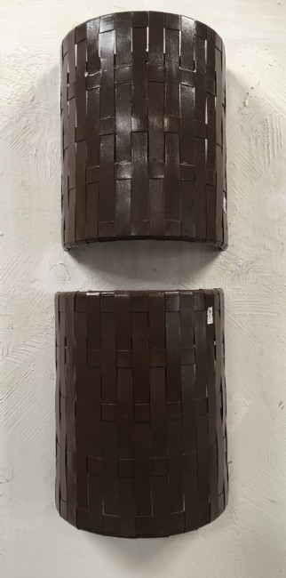 Wall Light Woven Iron Chocolate