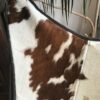 Butterfly Chair Tan and White Cowhide 0.96bh x 0.3