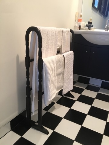 Towel Rack Black