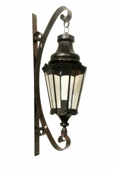 Sanborns 620mm Lantern 900mm Wall Bracket Copper finish