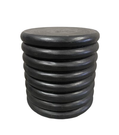 Stacked Side table | Matt Black