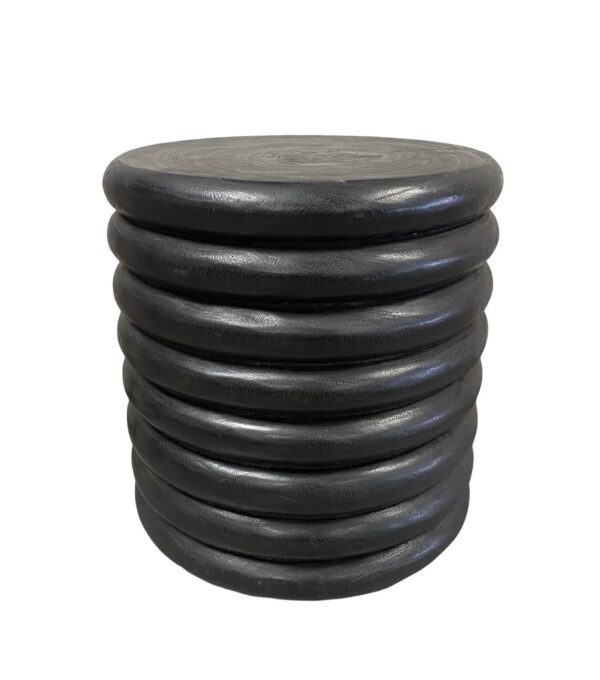 Stacked Side table | Matt Black