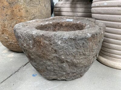 Old Lesung Pot  47cm dia * 30cm high