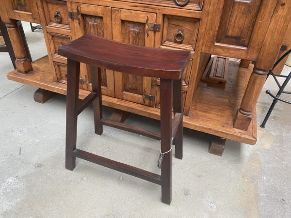 Marcela Bar Stool – Natural Teak