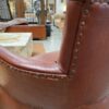 Crocodile Print Leather Tub Chair