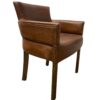 Crocodile Print Leather Tub Chair