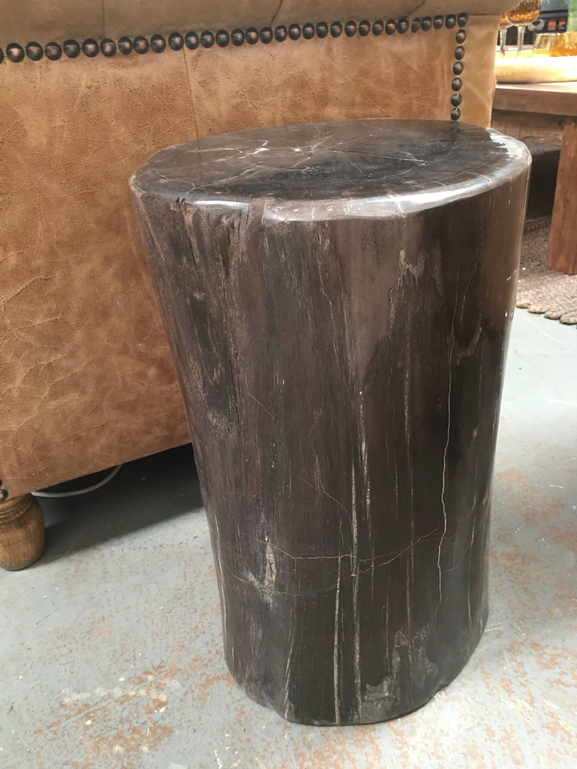 Petrified wood Occasional 34 x 30 x 50 71kgs LA Imports