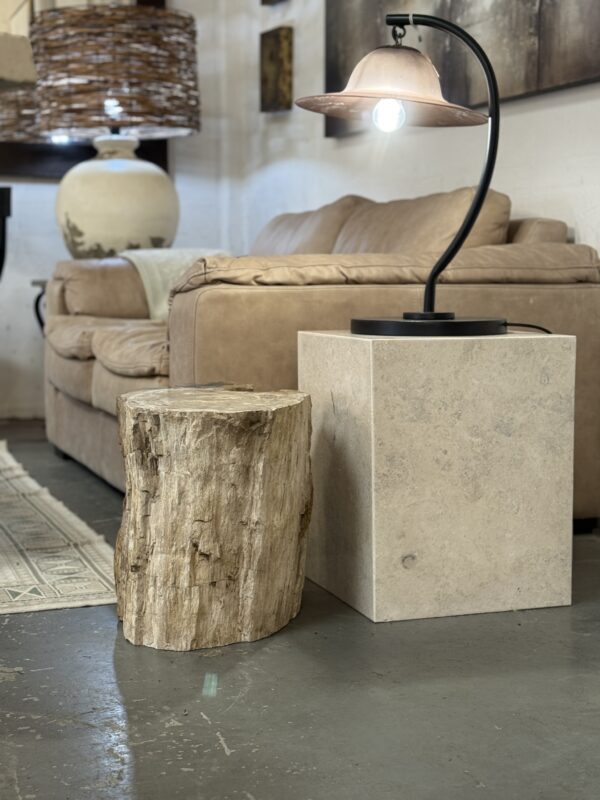 Travertine Side table Cube – Natural