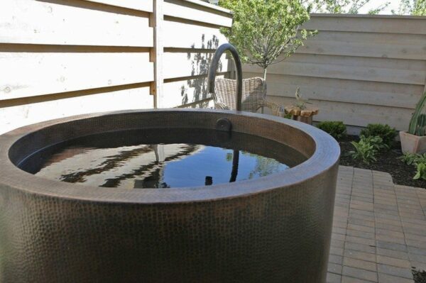 Japanese Copper Soaking Tub