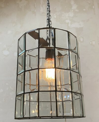 Cylinder Shade with bevelled glass