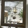 Luis Metal Framed Mirror Rusted | 95 x 85cm