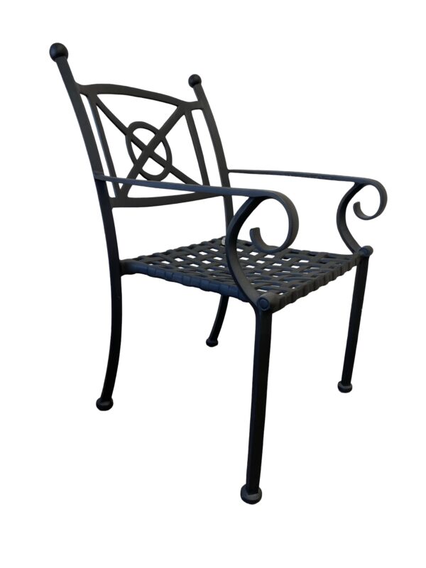 Luxury Santorini 4 Seater Dining Table Set –  by Landgrave